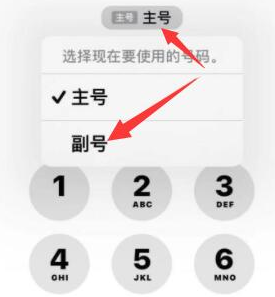 秦安苹果14维修店分享iPhone 14 Pro Max使用副卡打电话的方法 