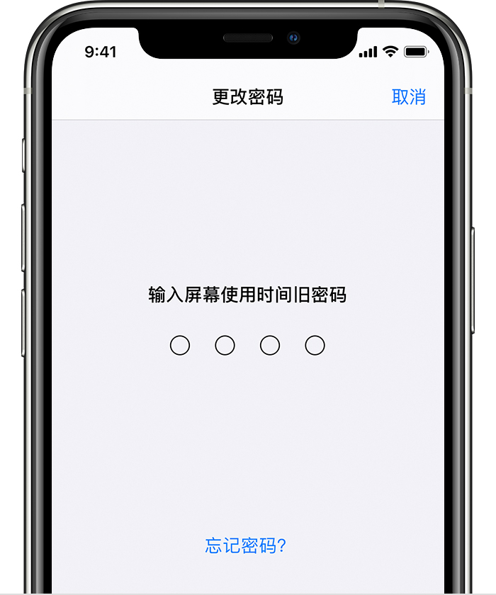 秦安苹果手机维修分享iOS 14 忘记屏幕使用时间密码怎么办 